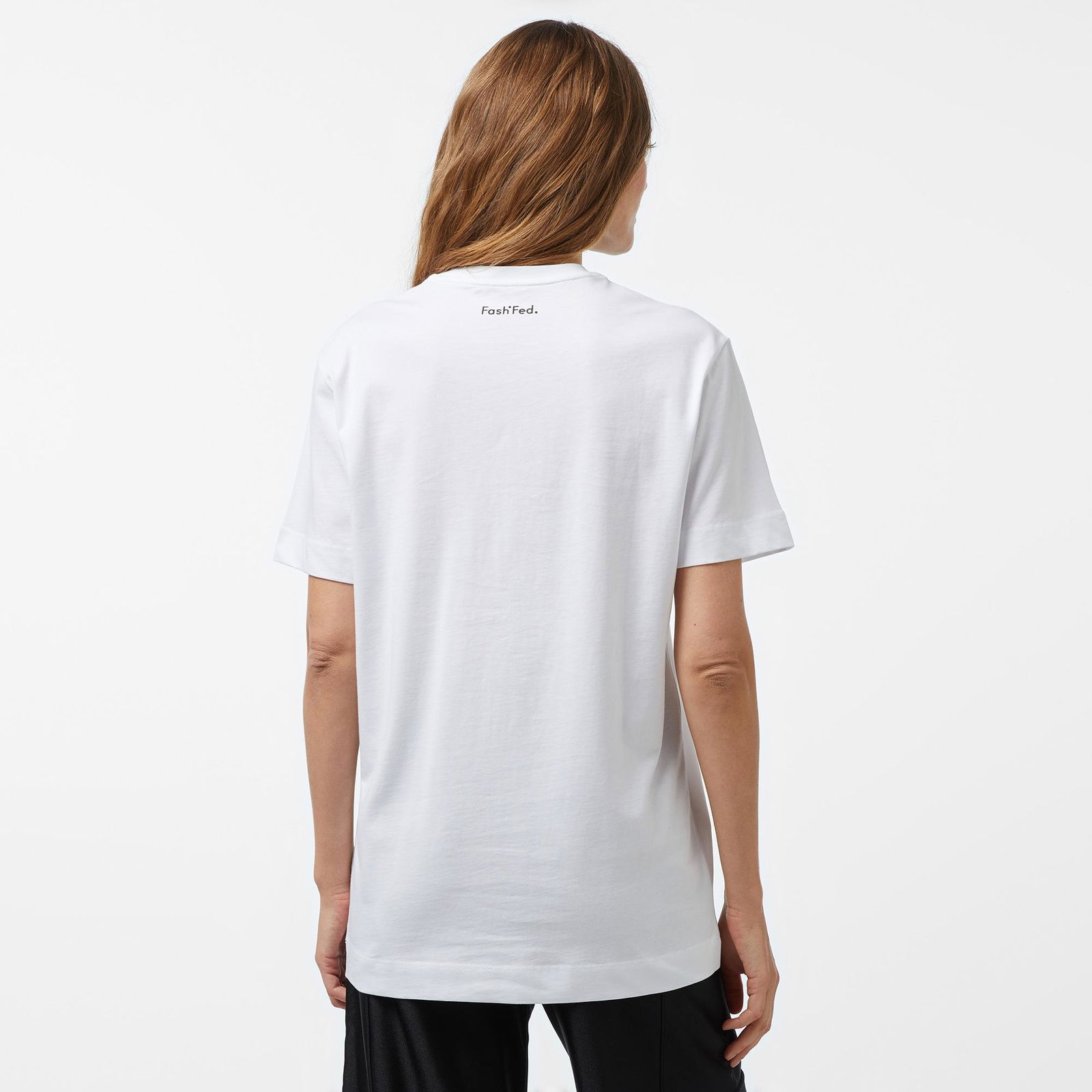 FashFed Unisex Beyaz T-Shirt