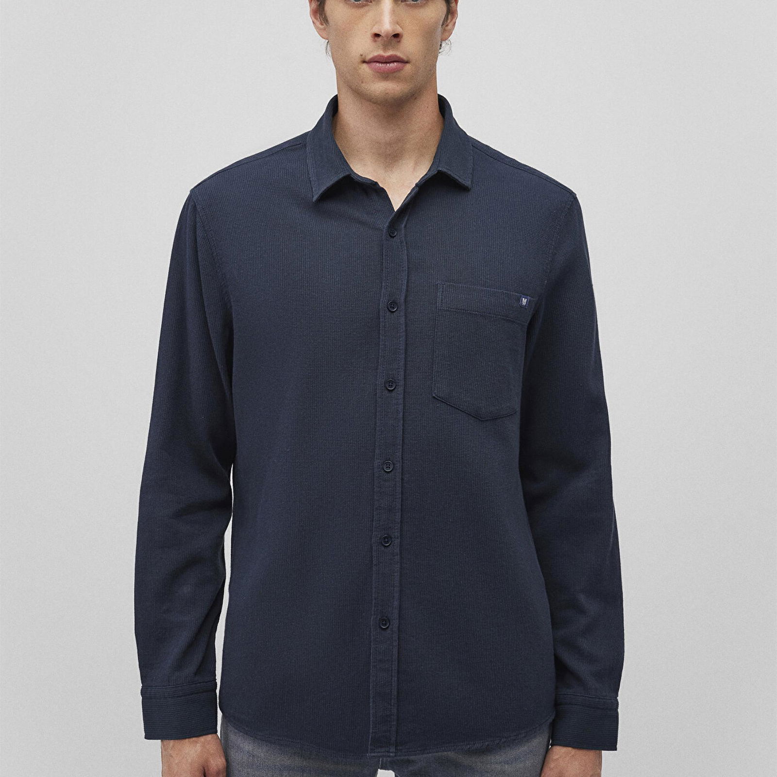 Mavi Lacivert Gömlek Slim Fit / Dar Kesim 0211237-81583