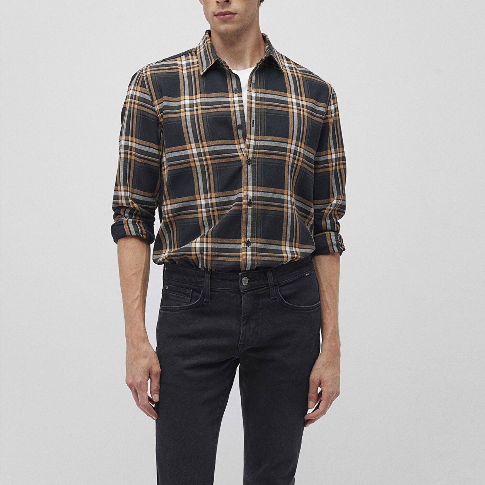 Mavi Kareli Lacivert Shirt Regular Fit / Normal Kesim 0211263-88663