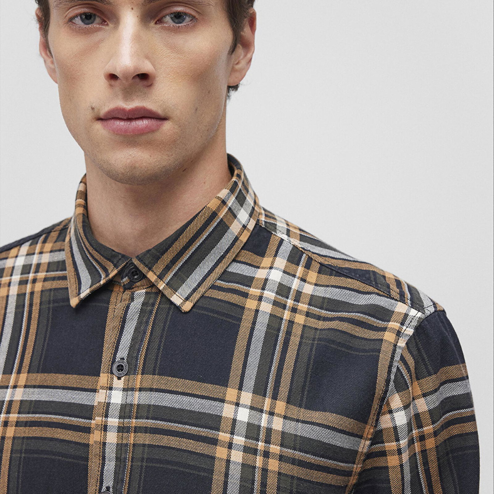 Mavi Kareli Lacivert Shirt Regular Fit / Normal Kesim 0211263-88663