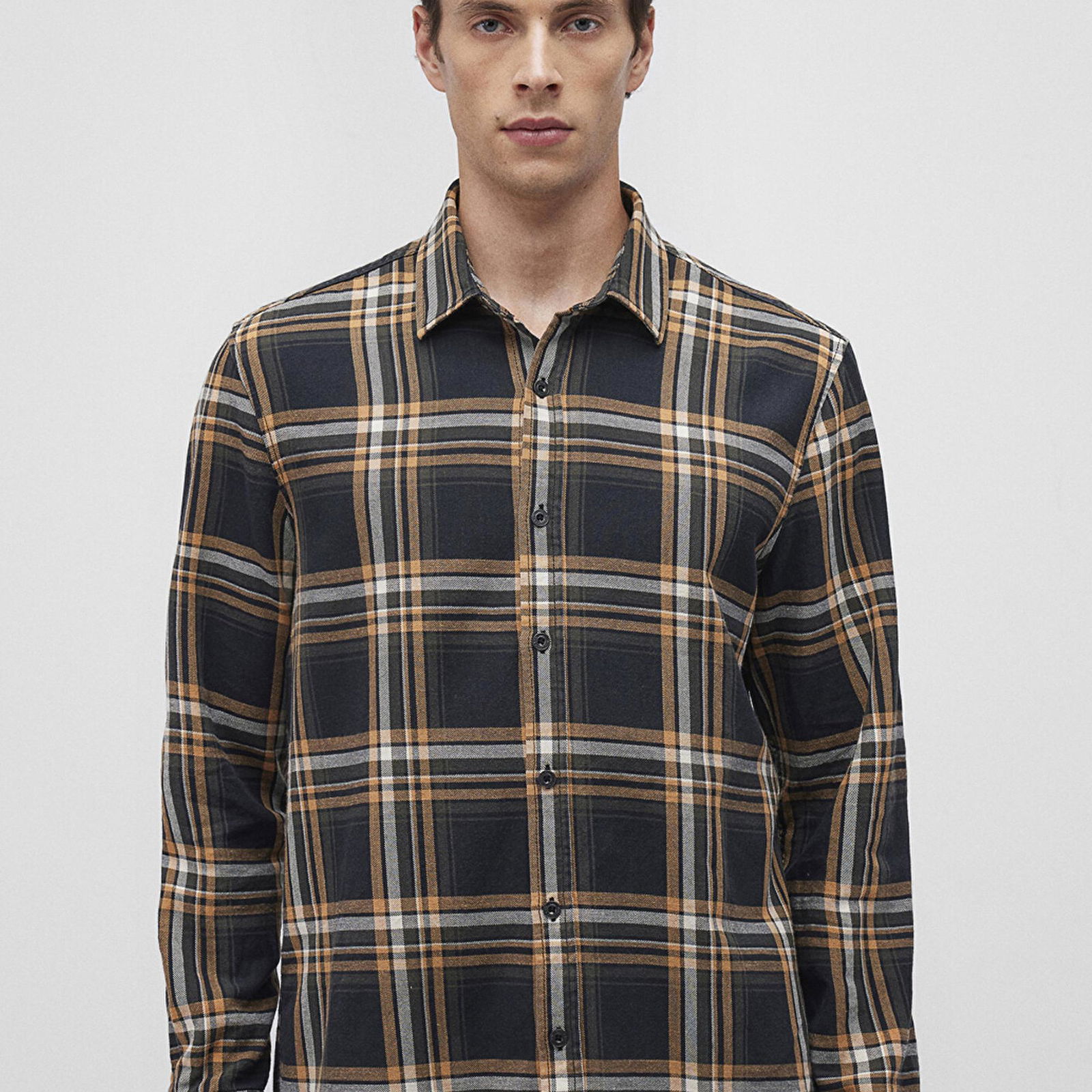 Mavi Kareli Lacivert Shirt Regular Fit / Normal Kesim 0211263-88663