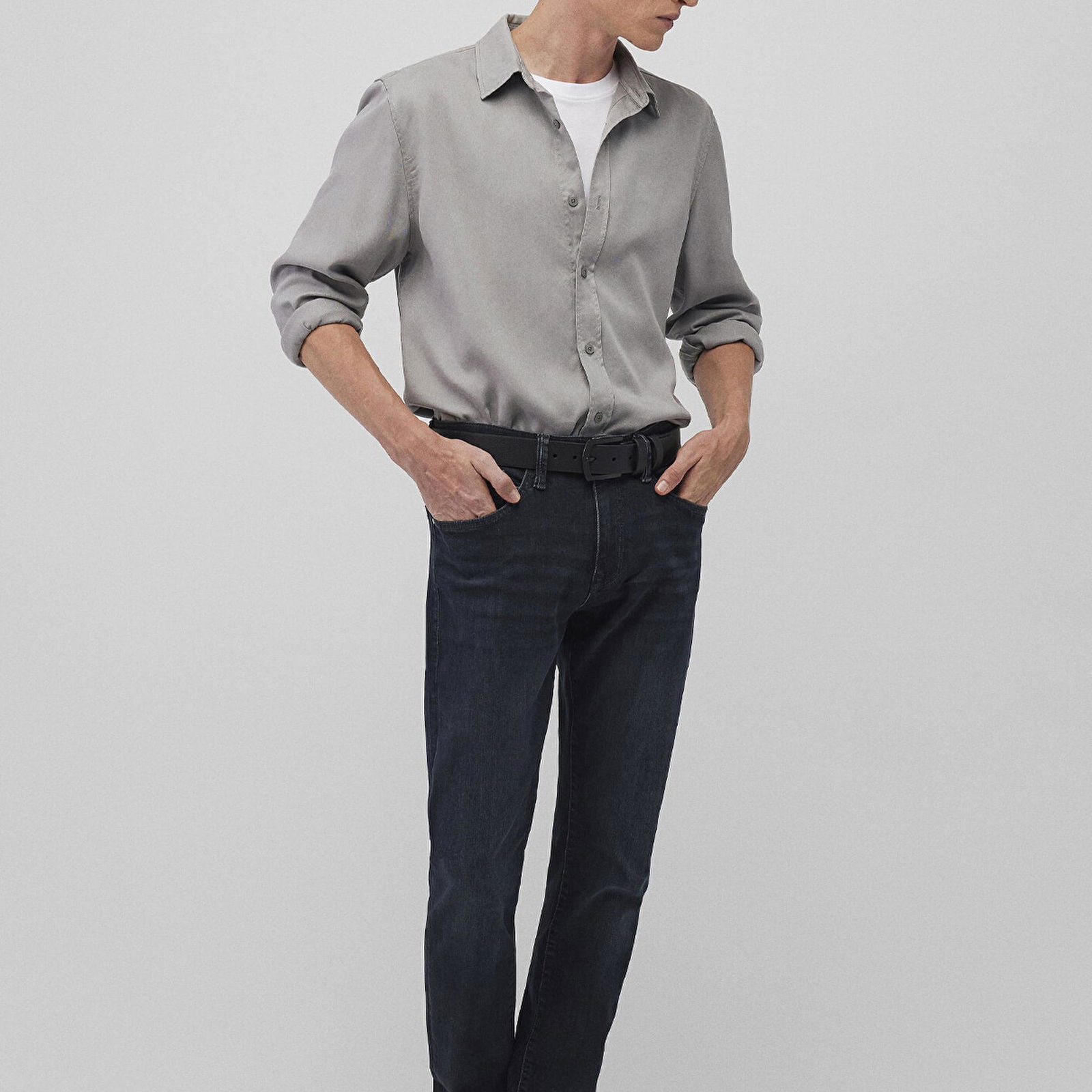 Mavi Marcus Lux Black Puslu Koyu Mavi Jean Pantolon 0035188545