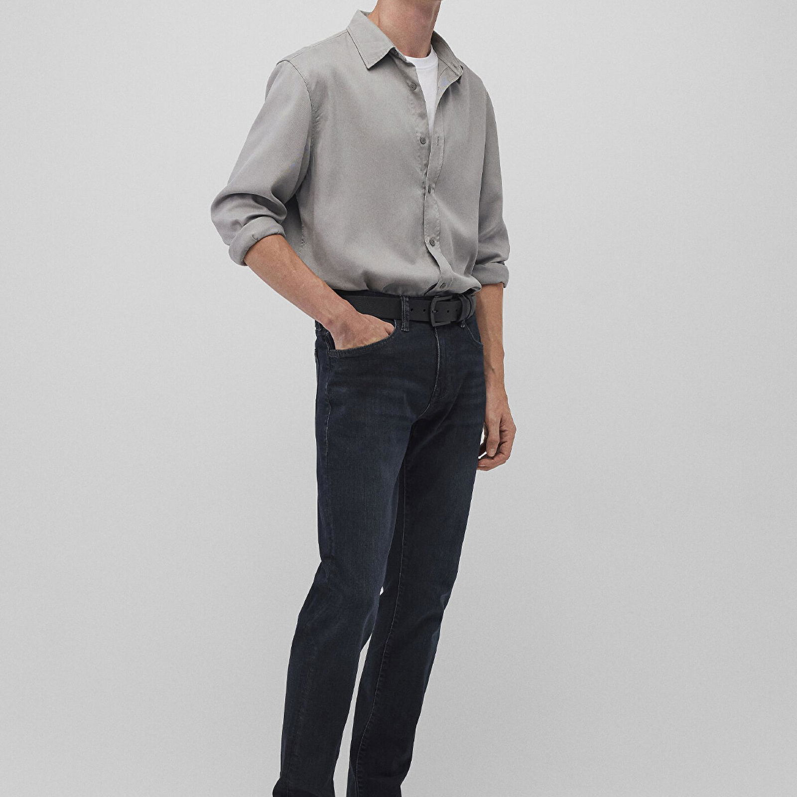 Mavi Marcus Lux Black Puslu Koyu Mavi Jean Pantolon 0035188545