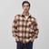 Mavi Kareli Kahverengi Gömlek Loose Fit / Bol Rahat Kesim 0211242-88653