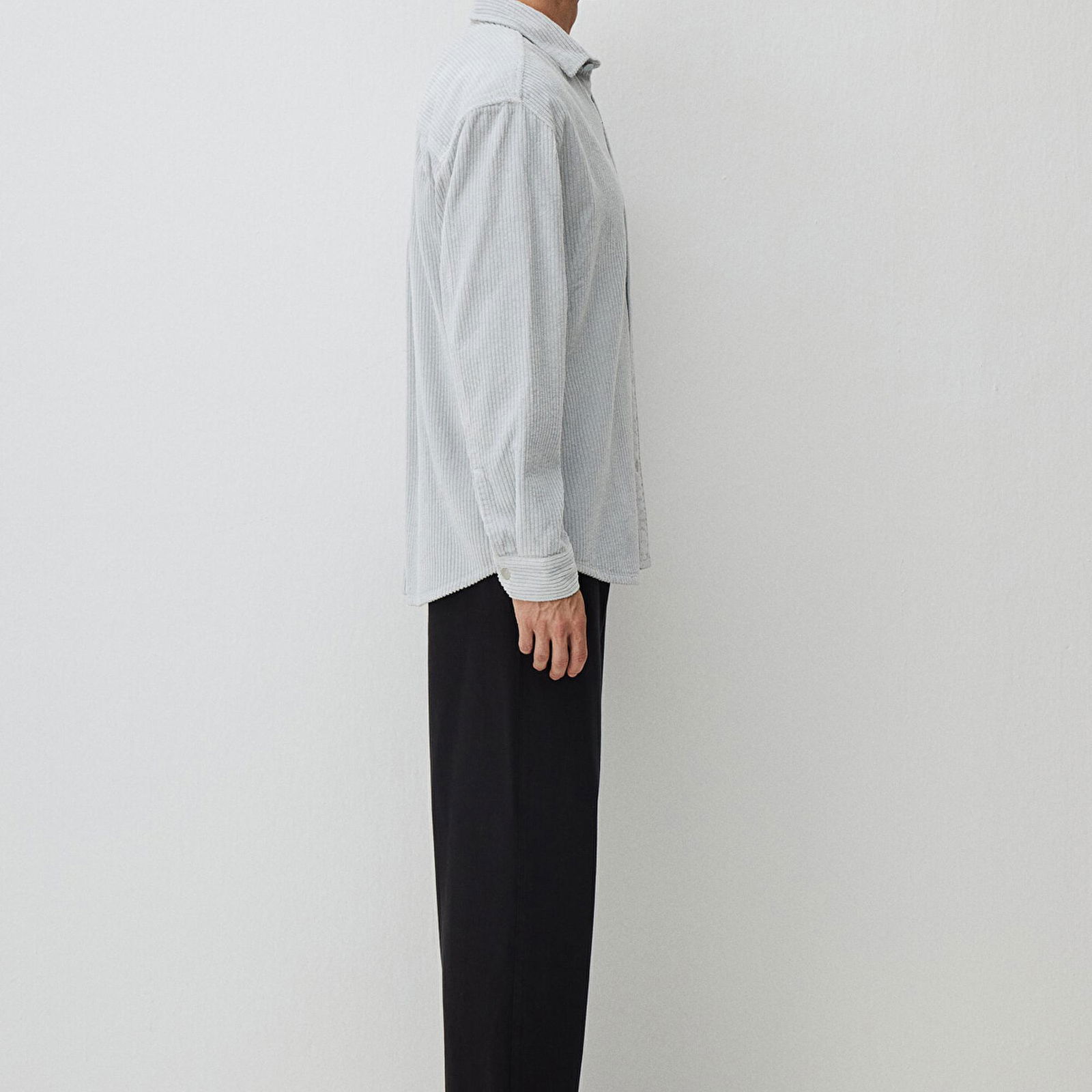 Mavi Mavi Kadife Overshirt Loose Fit / Bol Rahat Kesim 0211211-70802
