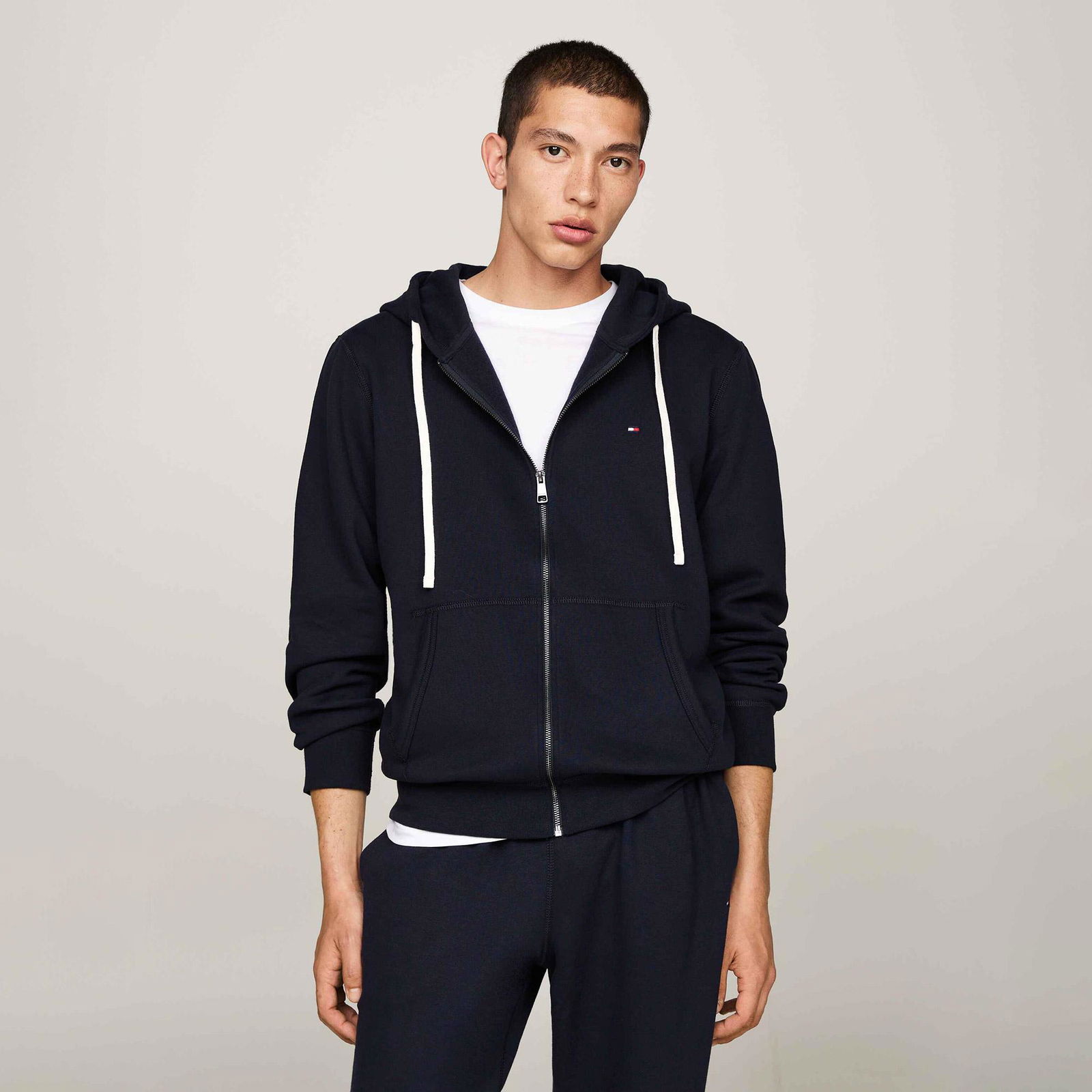 Tommy Hilfiger Erkek Mavi Sweatshirt