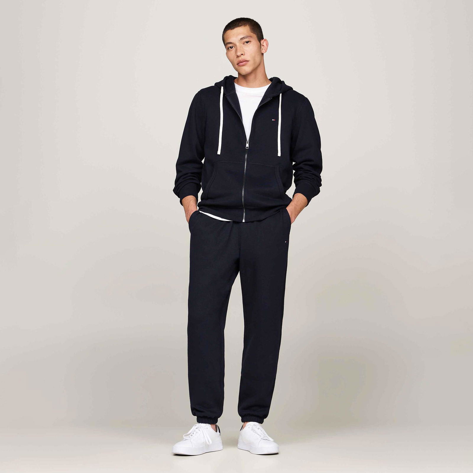 Tommy Hilfiger Erkek Mavi Sweatshirt