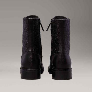  Calvin Klein Flat Combat Kadın Siyah Bot