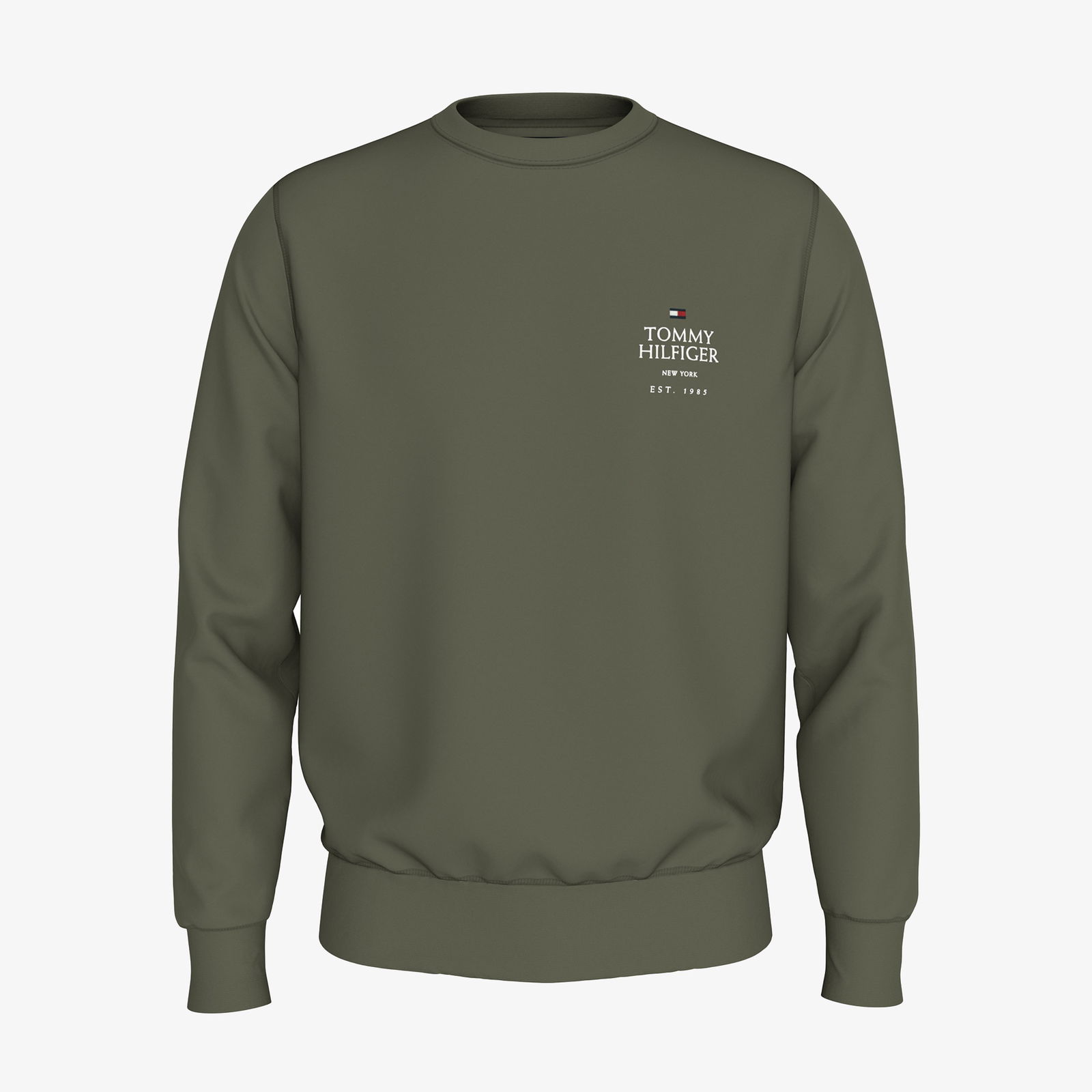 Tommy Hilfiger Erkek Yeşil Sweatshirt