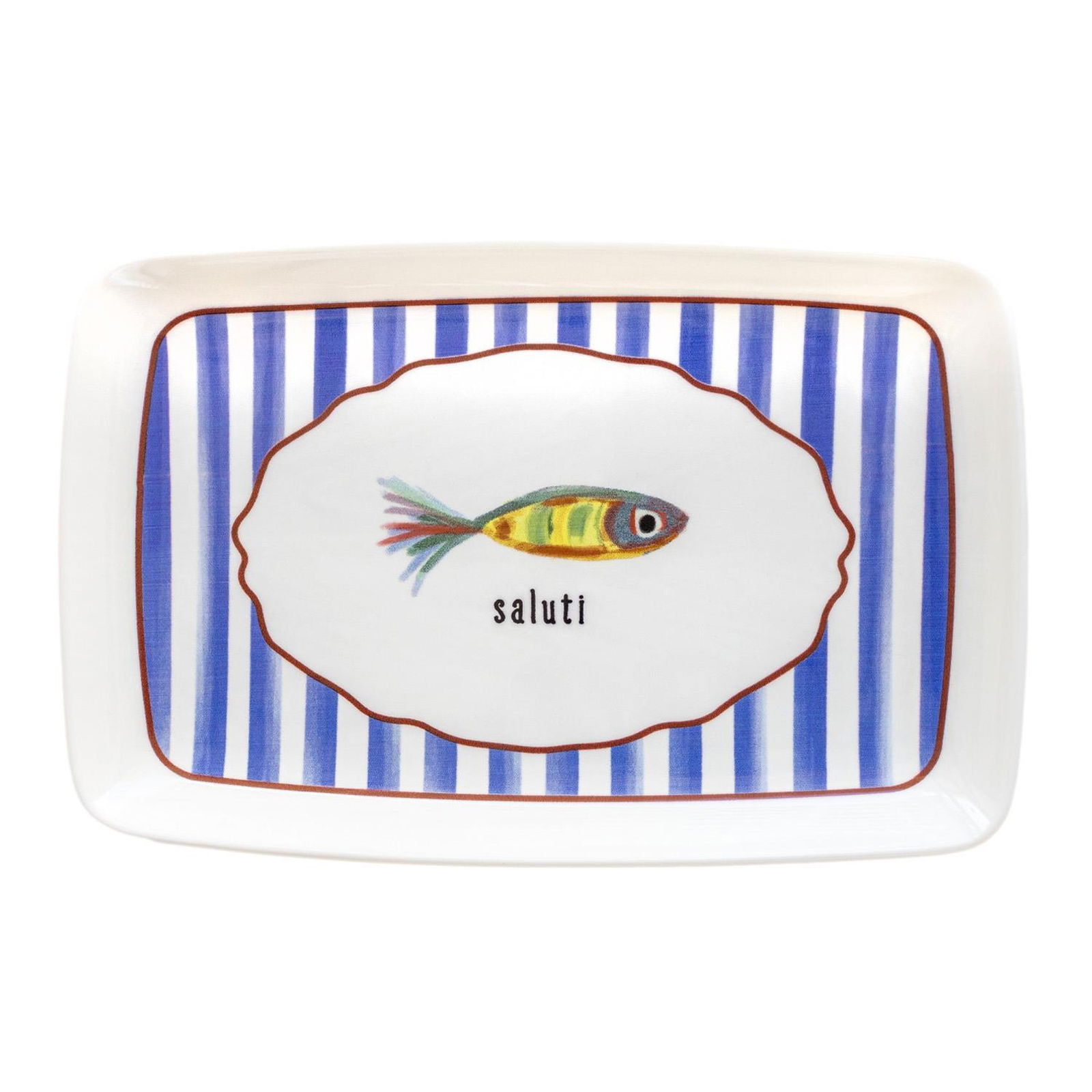 Fish Dikdörtgen Servis 34x25 cm