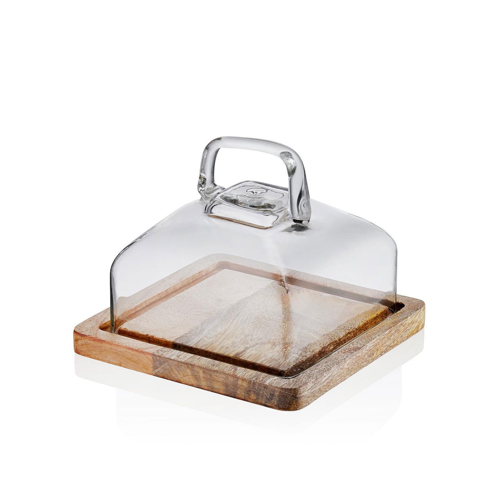 Madera Dikdörtgen Kek Saklama Fanusu 13x17x17 cm