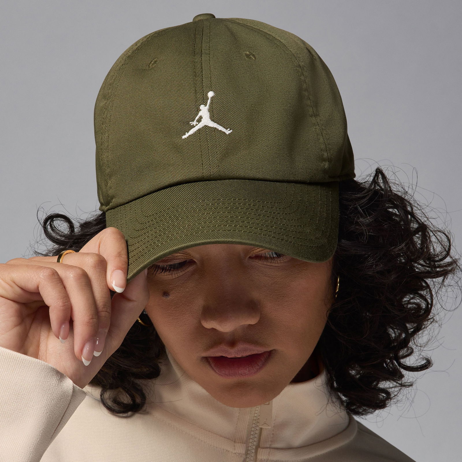 Jordan Club Unisex Haki Şapka