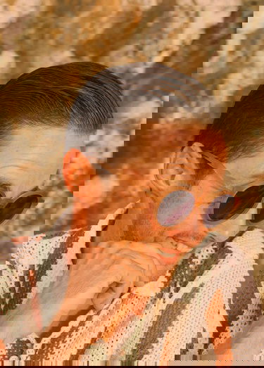  Oval Güneş Gözlüğü Classic Sand Beige Yetişkin