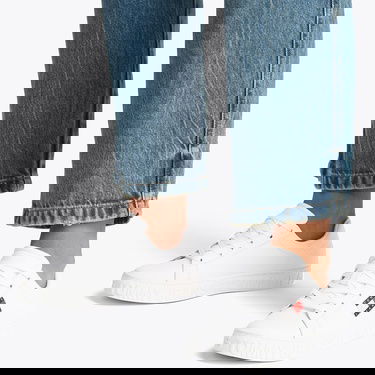  Tommy Hilfiger Logo Ess Kadın Beyaz Sneaker