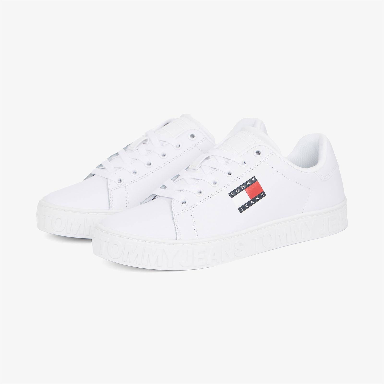 Tommy Hilfiger Logo Ess Kadın Beyaz Sneaker
