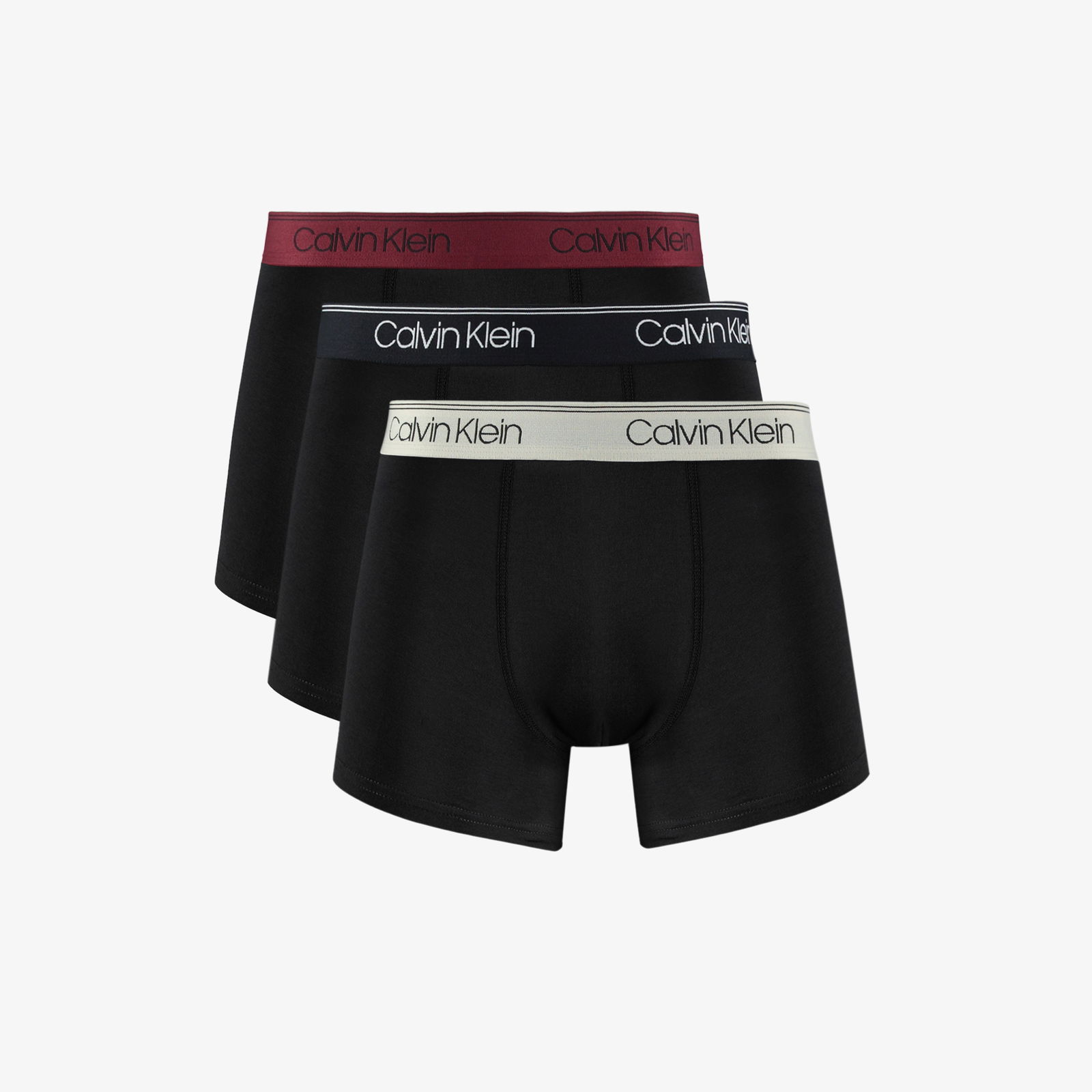 Calvin Klein 3lü Erkek Siyah Boxer