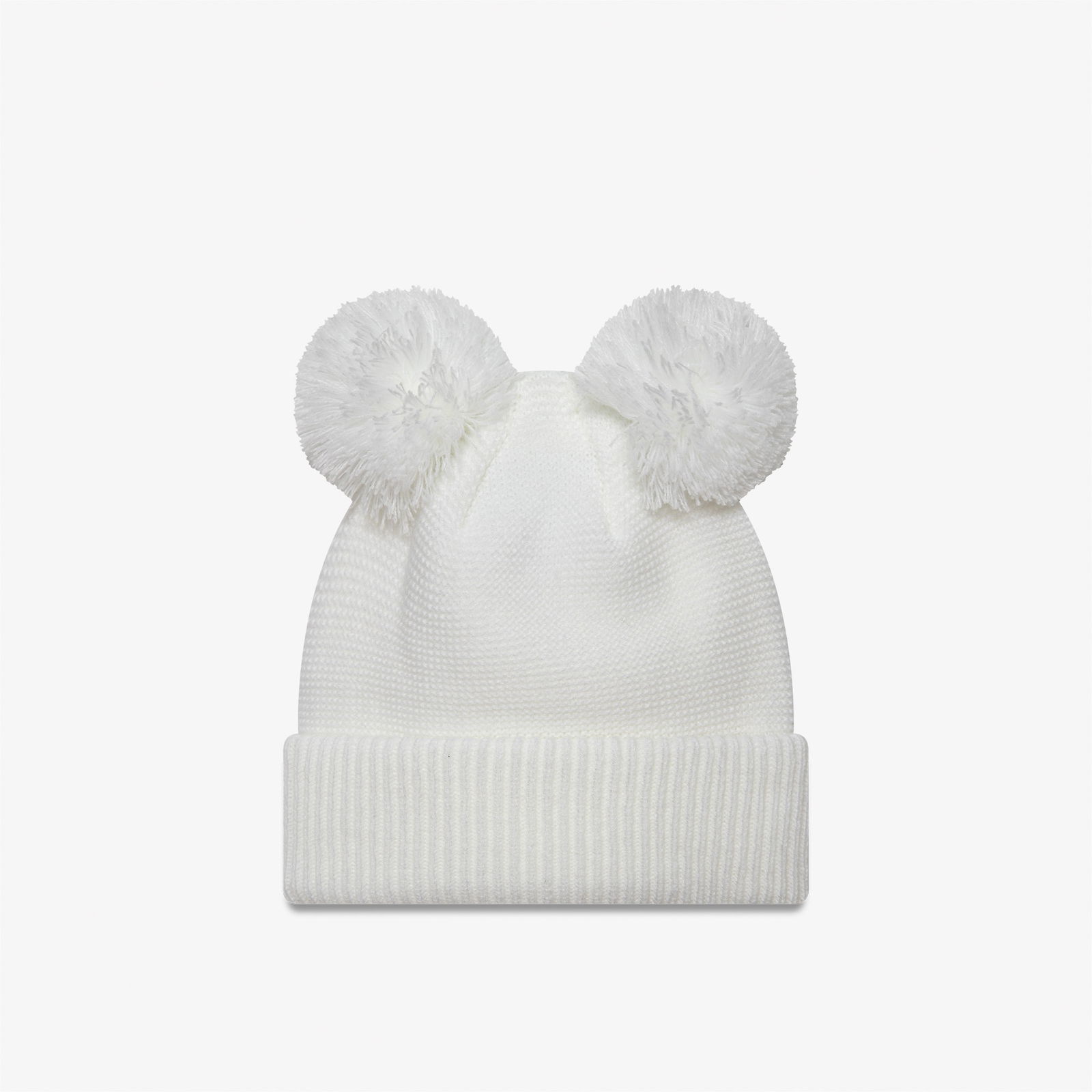 New Era Double Pom Neyyan Whiwhi Kadın Beyaz Bere