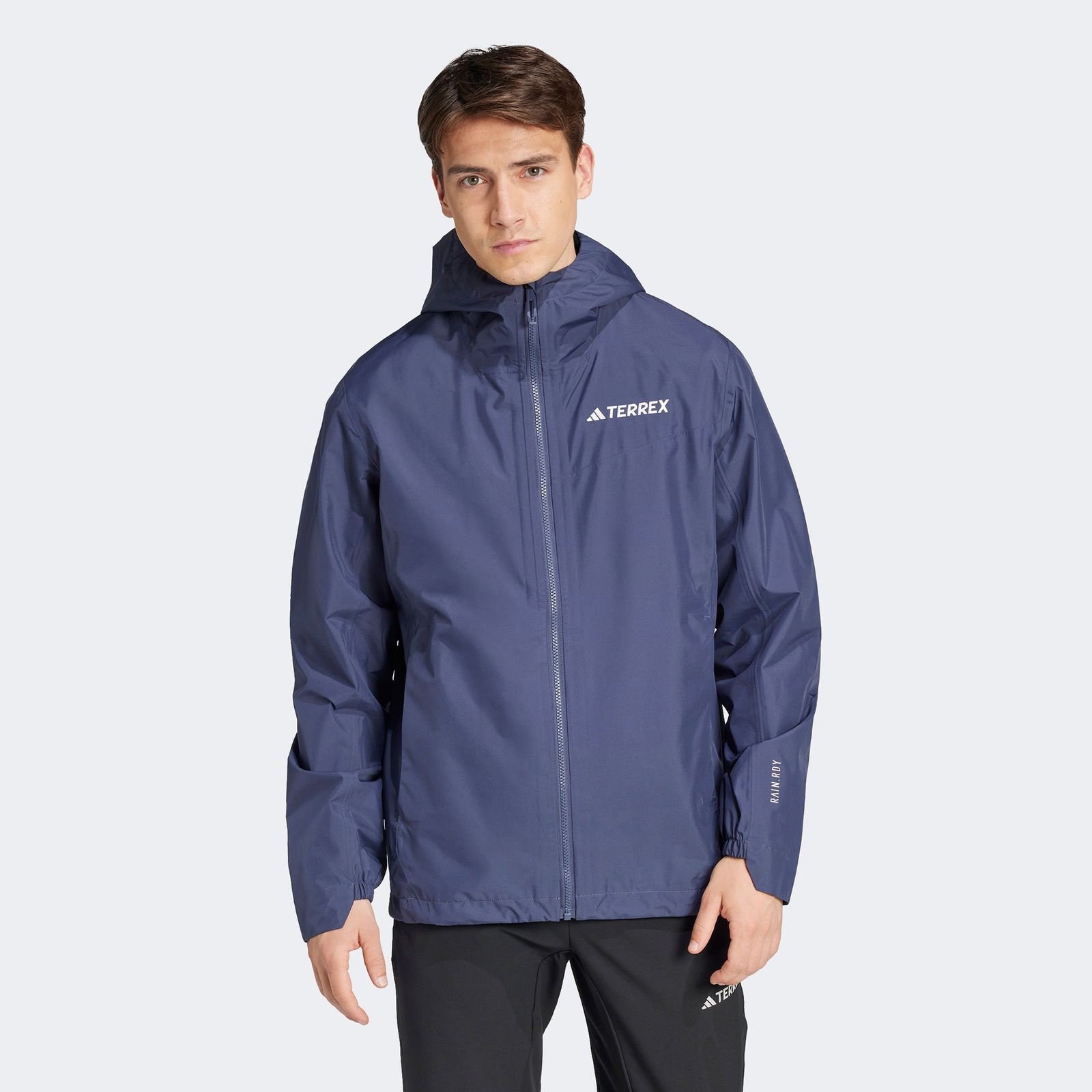 adidas Terrex Multi 2.5L Rain Rdy Erkek Mavi Yağmurluk