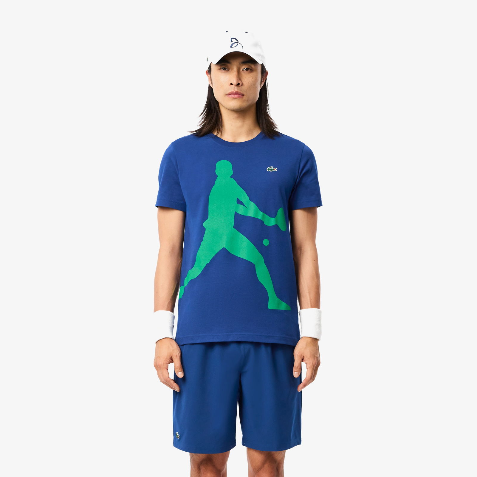 Lacoste X Novak Djokovic On Court Erkek Mavi Tenis Şortu