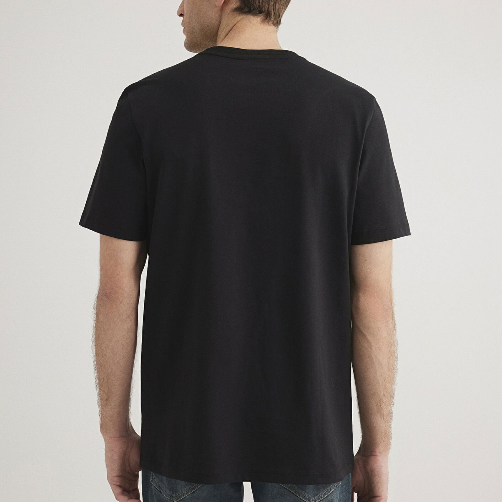 Mavi Mavi Black Baskılı Siyah Tişört Regular Fit / Normal Kesim 0612528-900