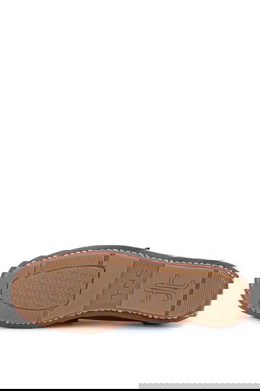  Tamer Tanca Erkek Hakiki Deri Kahverengi Loafer Ayakkabı