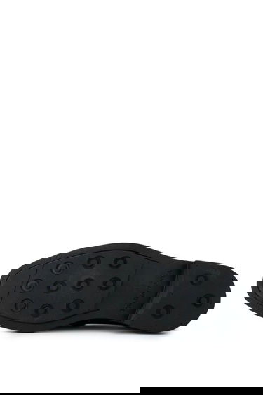  Tamer Tanca Erkek Hakiki Deri Siyah Açma Casual Ayakkabı
