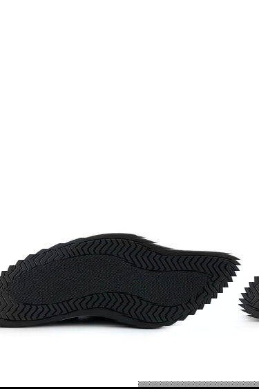  Tamer Tanca Erkek Hakiki Deri Siyah Analin Sneakers & Spor Ayakkabı