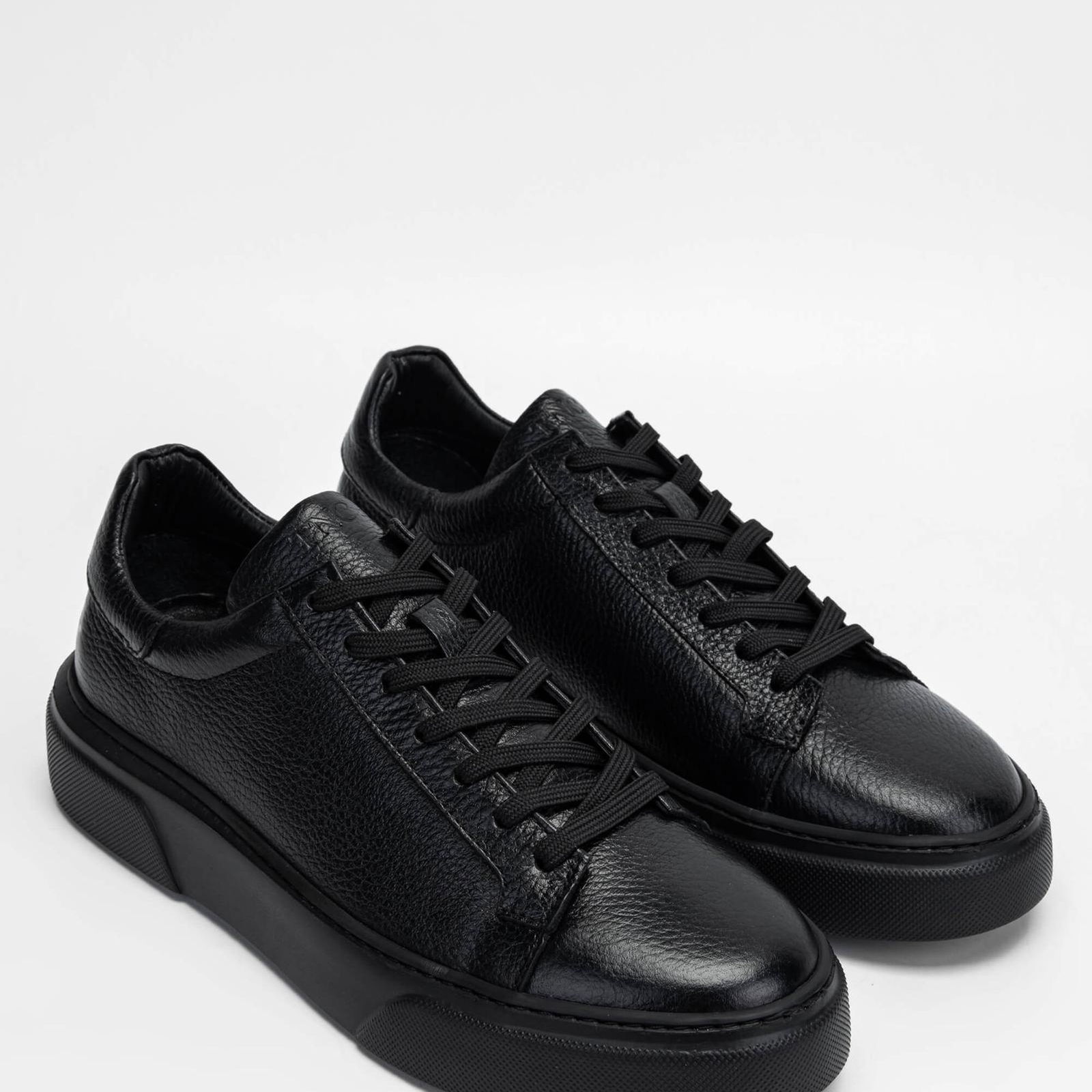 Tamer Tanca Erkek Hakiki Deri Siyah Taban Sneakers & Spor Ayakkabı