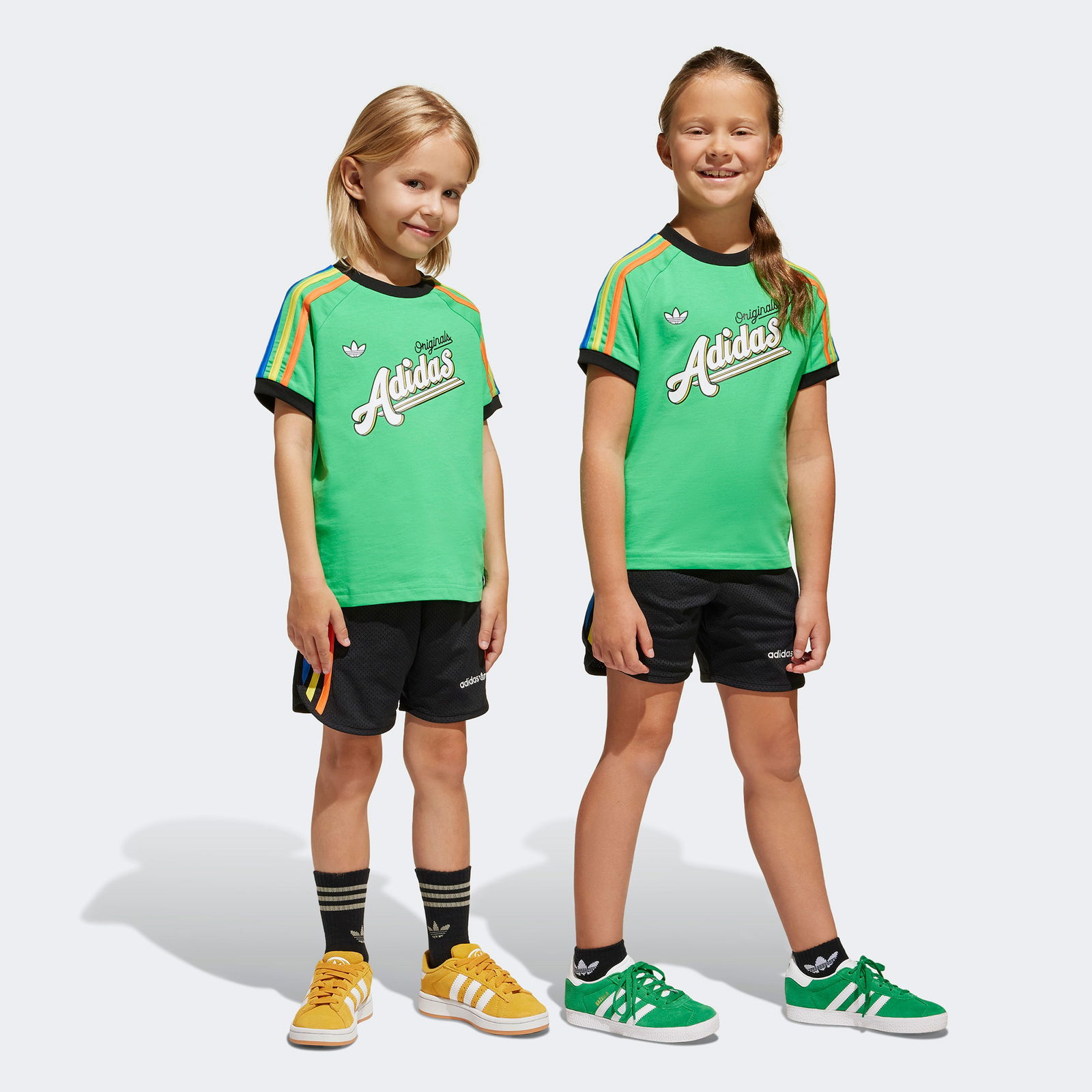adidas Originals Çocuk Yeşil Şort Takım