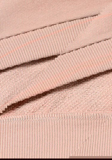  Kız Çocuk Bej Önü Grafik Baskılı ve İşlemeli Bisiklet Yaka Sweatshirt