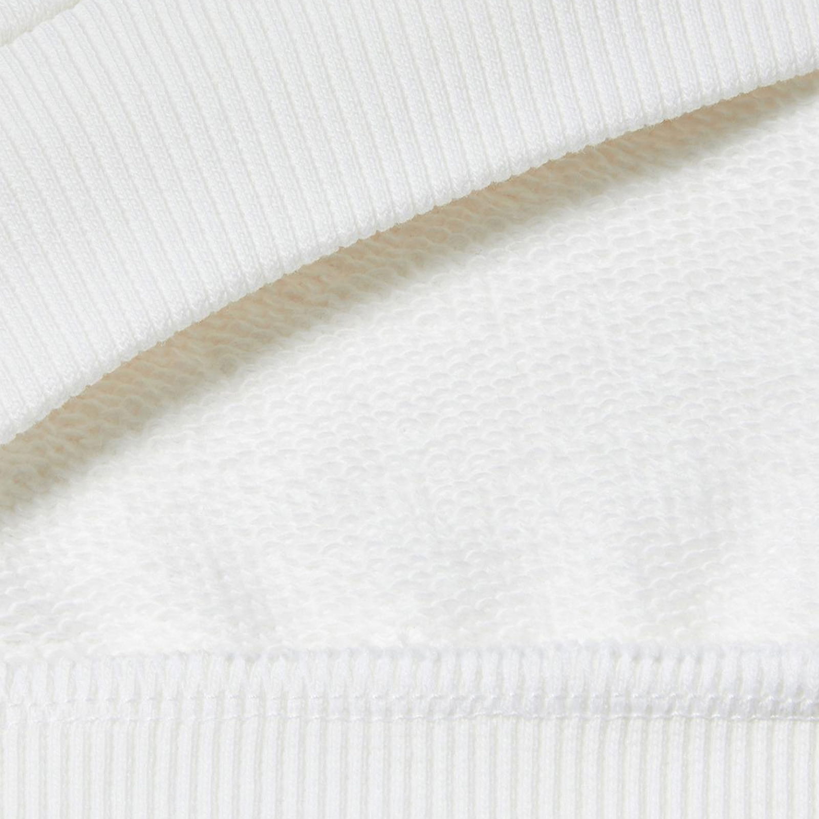 Kız Çocuk Beyaz Önü Grafik Baskılı ve İşlemeli Bisiklet Yaka Sweatshirt