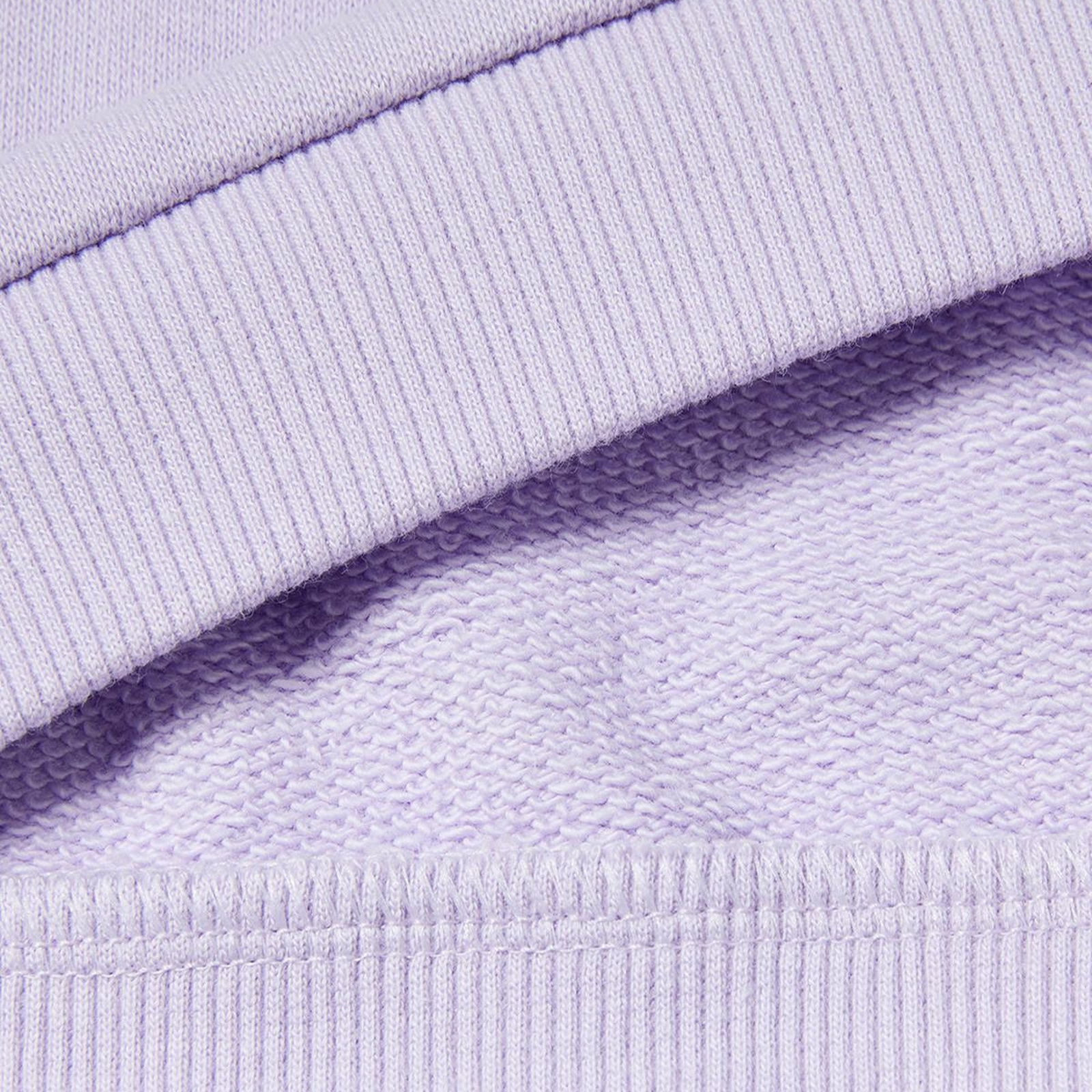 Kız Çocuk Lila Önü Grafik Baskılı ve İşlemeli Bisiklet Yaka Sweatshirt