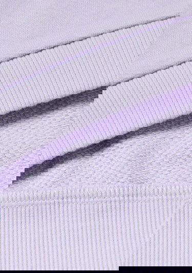  Kız Çocuk Lila Önü Grafik Baskılı ve İşlemeli Bisiklet Yaka Sweatshirt