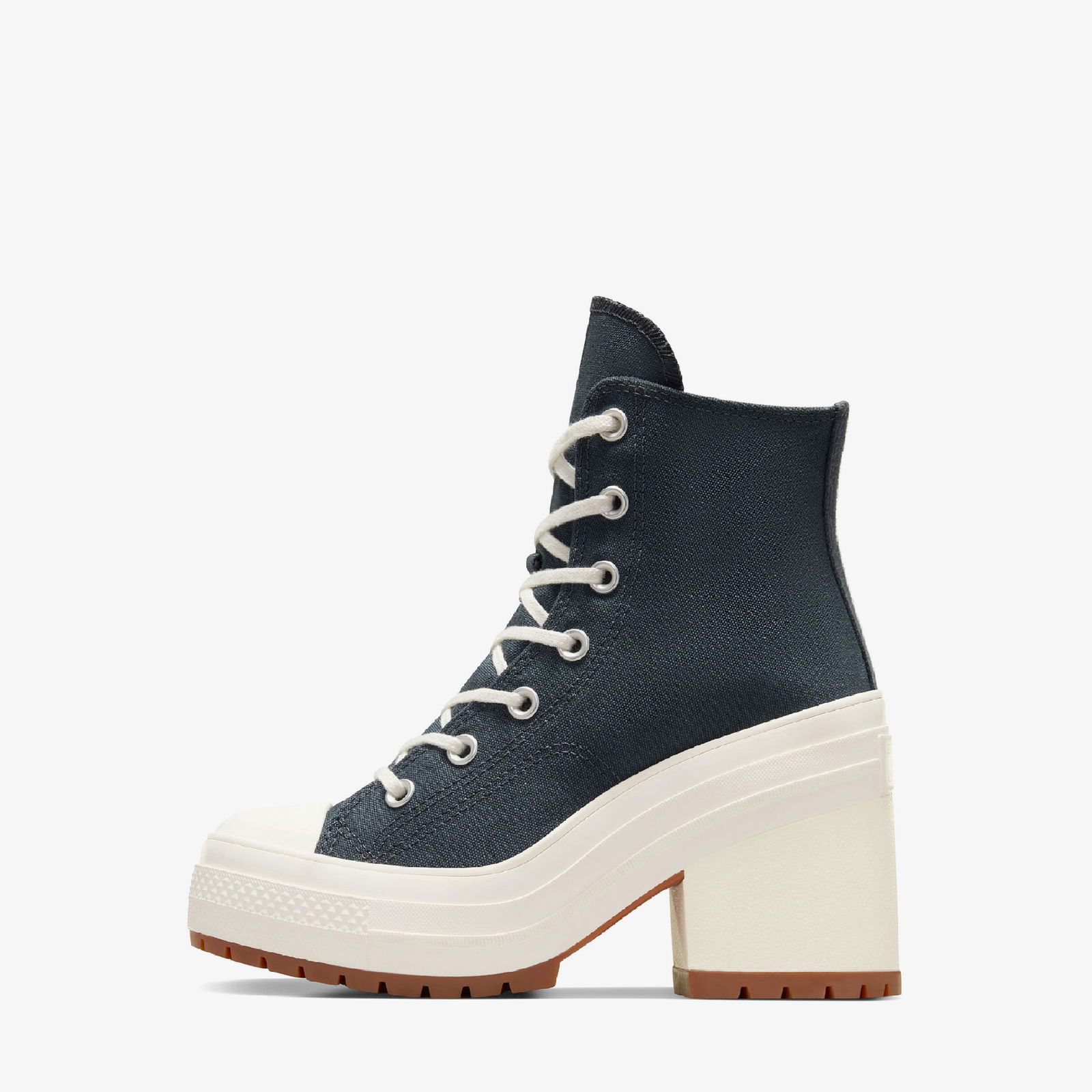 Converse Chuck 70 De Luxe Heel Unisex Lacivert Platform Sneaker