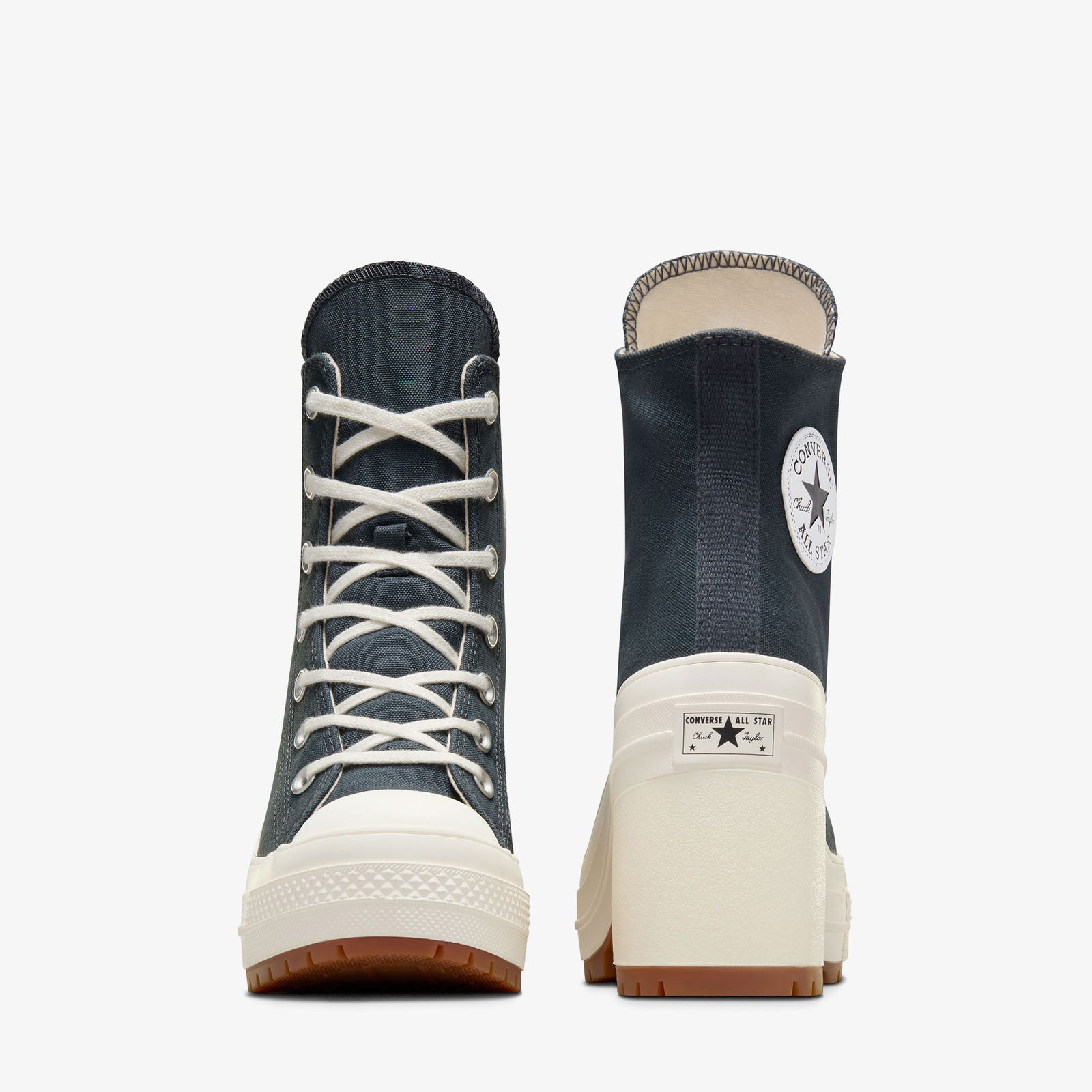 Converse Chuck 70 De Luxe Heel Unisex Lacivert Platform Sneaker