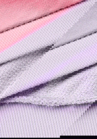  Kız Çocuk Pembe Simli Benetton Yazılı Sweatshirt