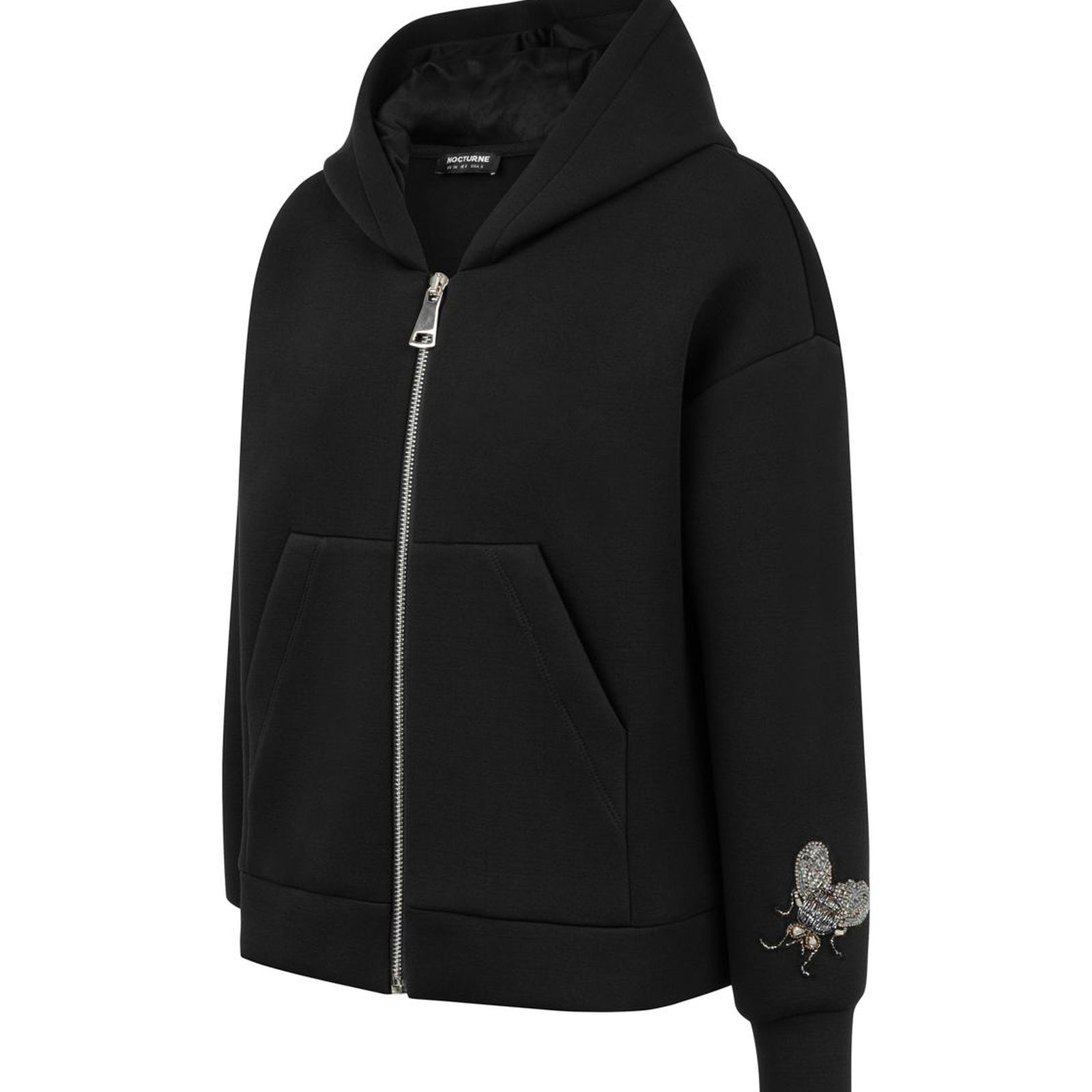 Fermuarlı Kanguru Cepli Sweatshirt