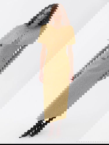  Straplez Maxi Elbise