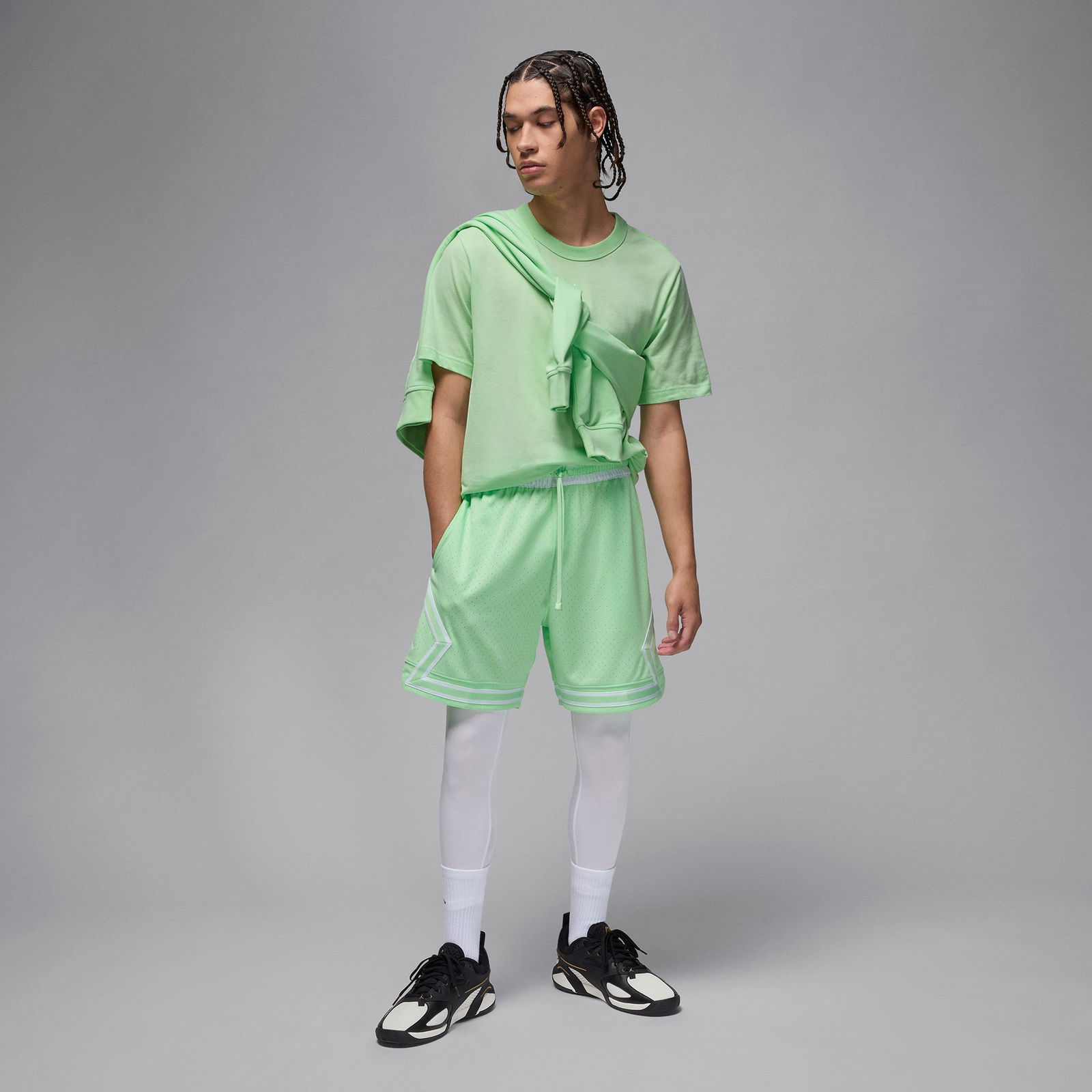 Jordan Dri-Fit Sport Erkek Yeşil Şort