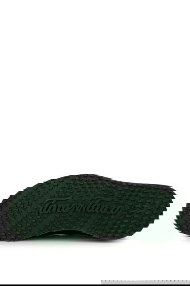  Tamer Tanca Erkek Hakiki Deri Yeşil Kroko Sneakers & Spor Ayakkabı