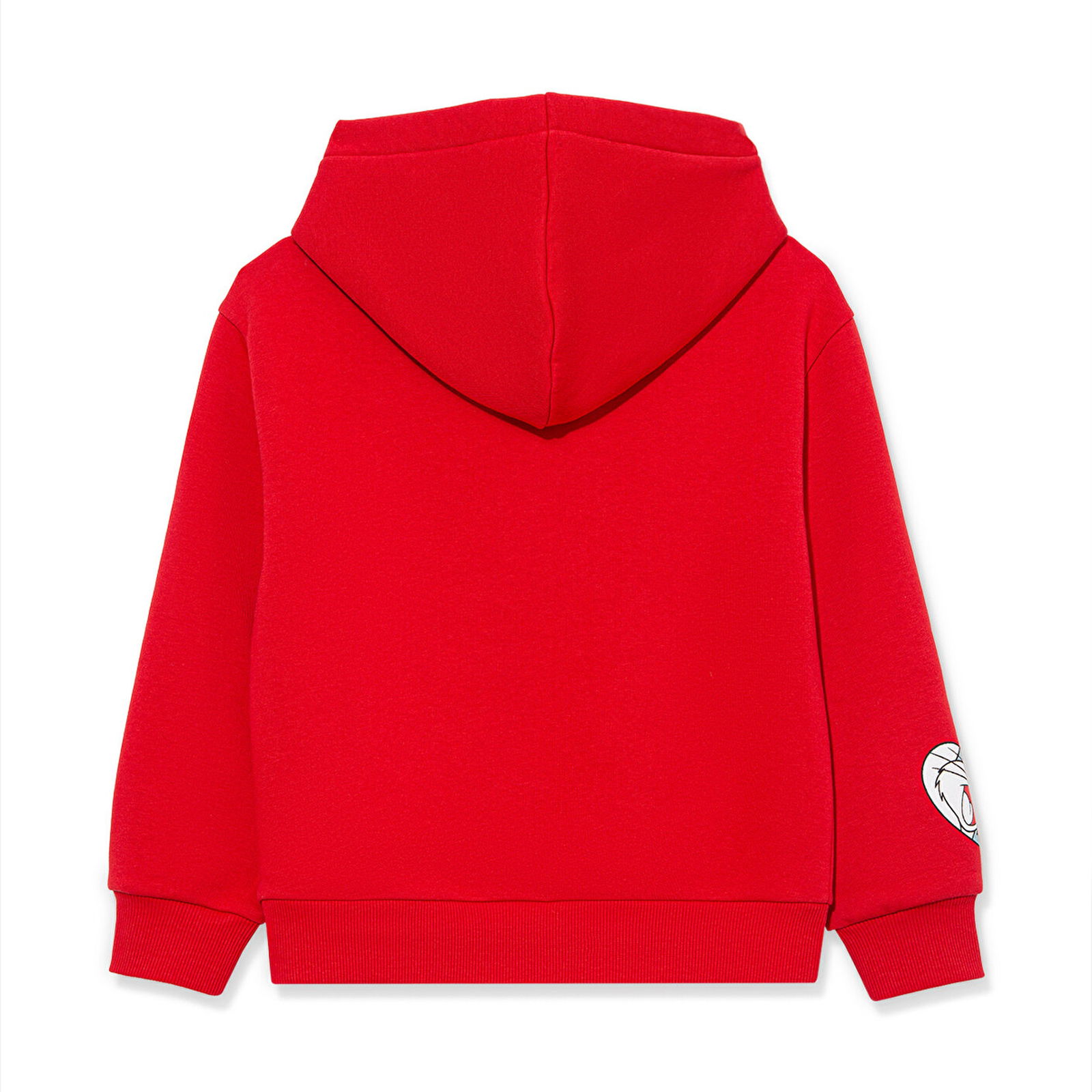 Mavi Bugs Bunny Baskılı Kapüşonlu Kırmızı Sweatshirt 7S10036-70471