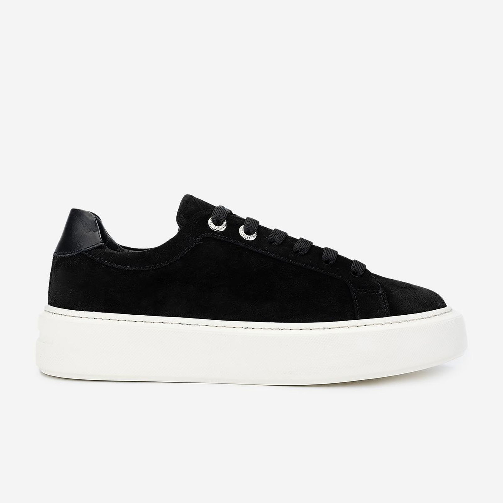 Valmenti Kadın Siyah Süet Sneakers & Spor Ayakkabı