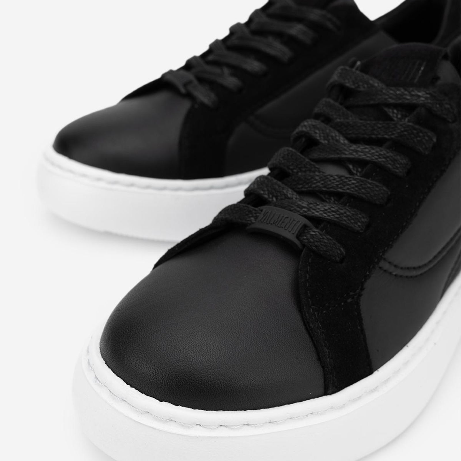 Valmenti Zindax Kadın Siyah/Siyah Deri & Tekstil Sneakers & Spor Ayakkabı
