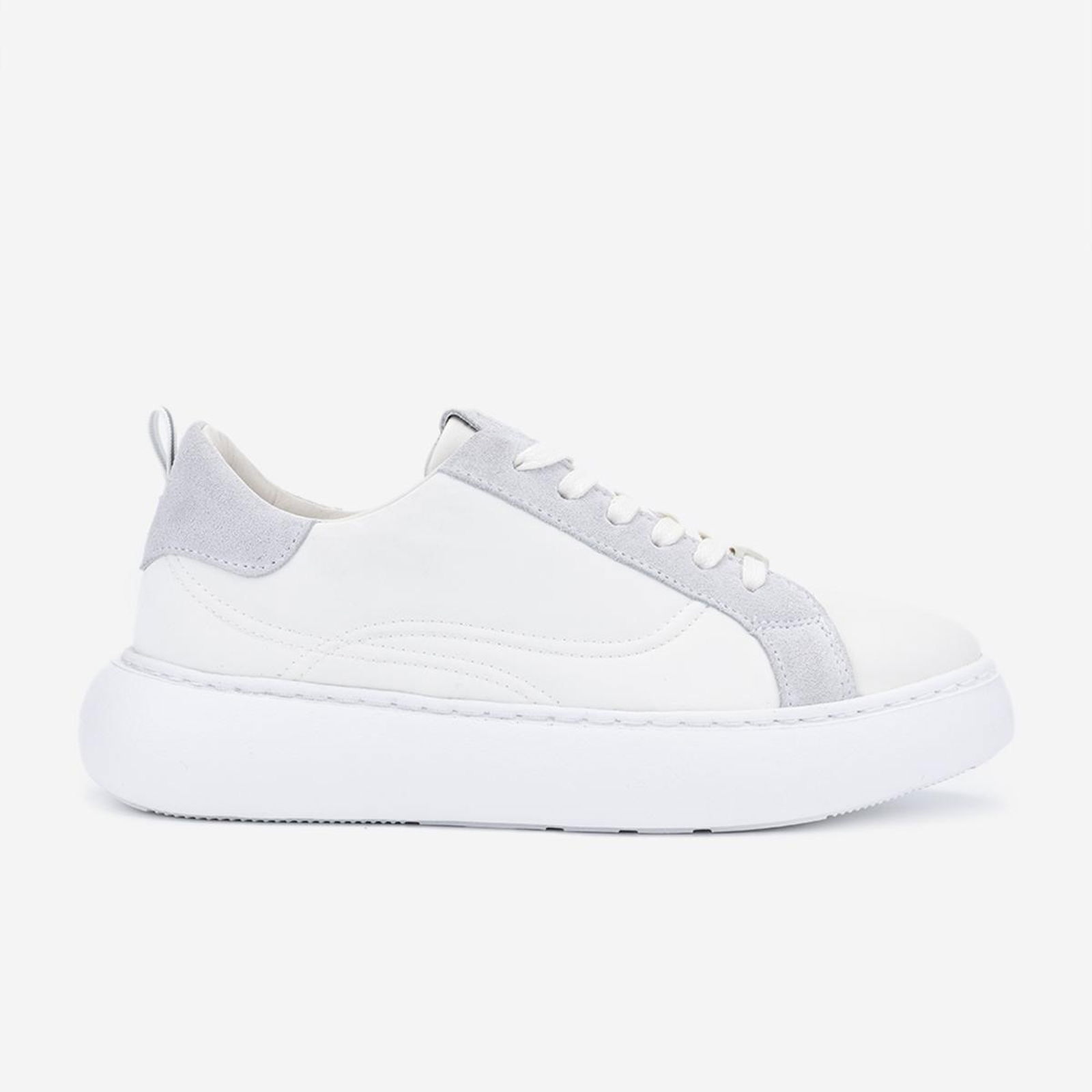 Valmenti Zindax Kadın Beyaz/Beyaz Deri & Tekstil Sneakers & Spor Ayakkabı