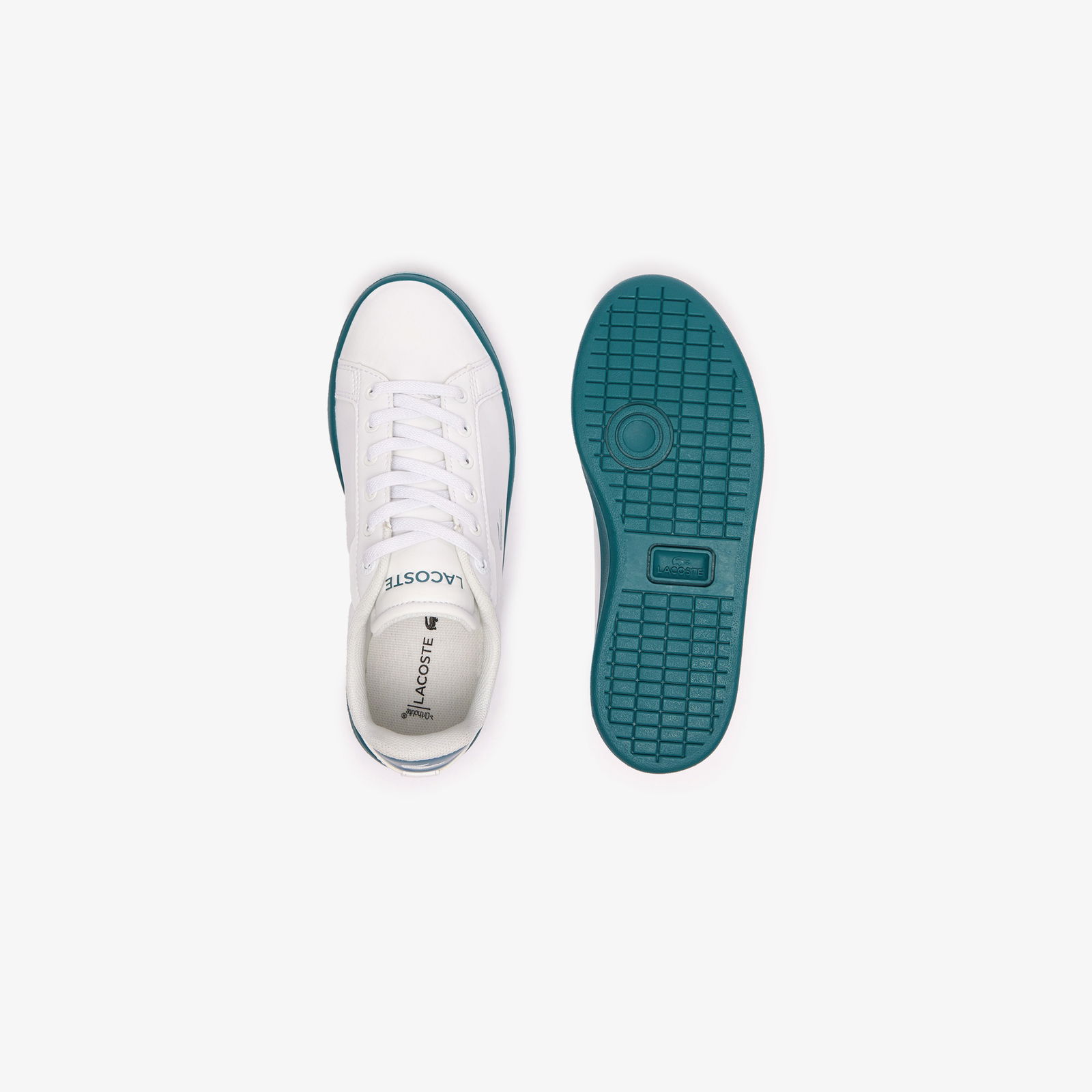 Lacoste Carnaby Pro Synthetic Fiber Çocuk Beyaz Sneaker