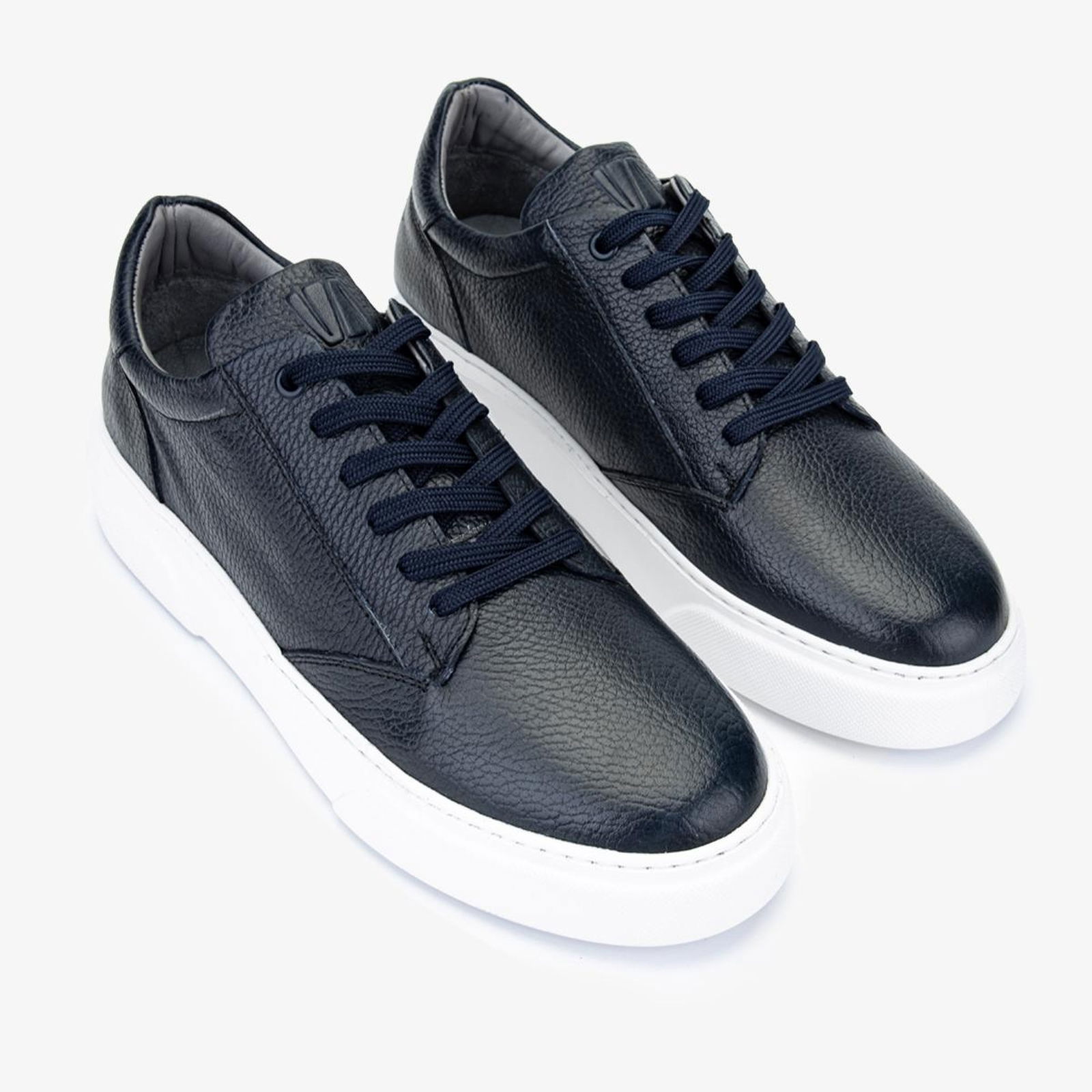 Valmenti Cess Erkek Lacivert Floter Hakiki Deri Sneakers & Spor Ayakkabı
