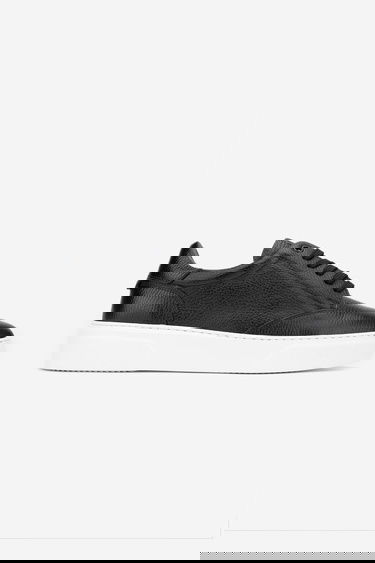  Valmenti Cess Erkek Siyah Floter Hakiki Deri Sneakers & Spor Ayakkabı