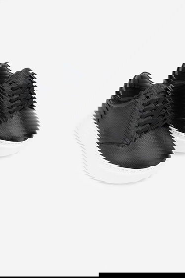  Valmenti Cess Erkek Siyah Floter Hakiki Deri Sneakers & Spor Ayakkabı