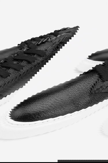  Valmenti Cess Erkek Siyah Floter Hakiki Deri Sneakers & Spor Ayakkabı