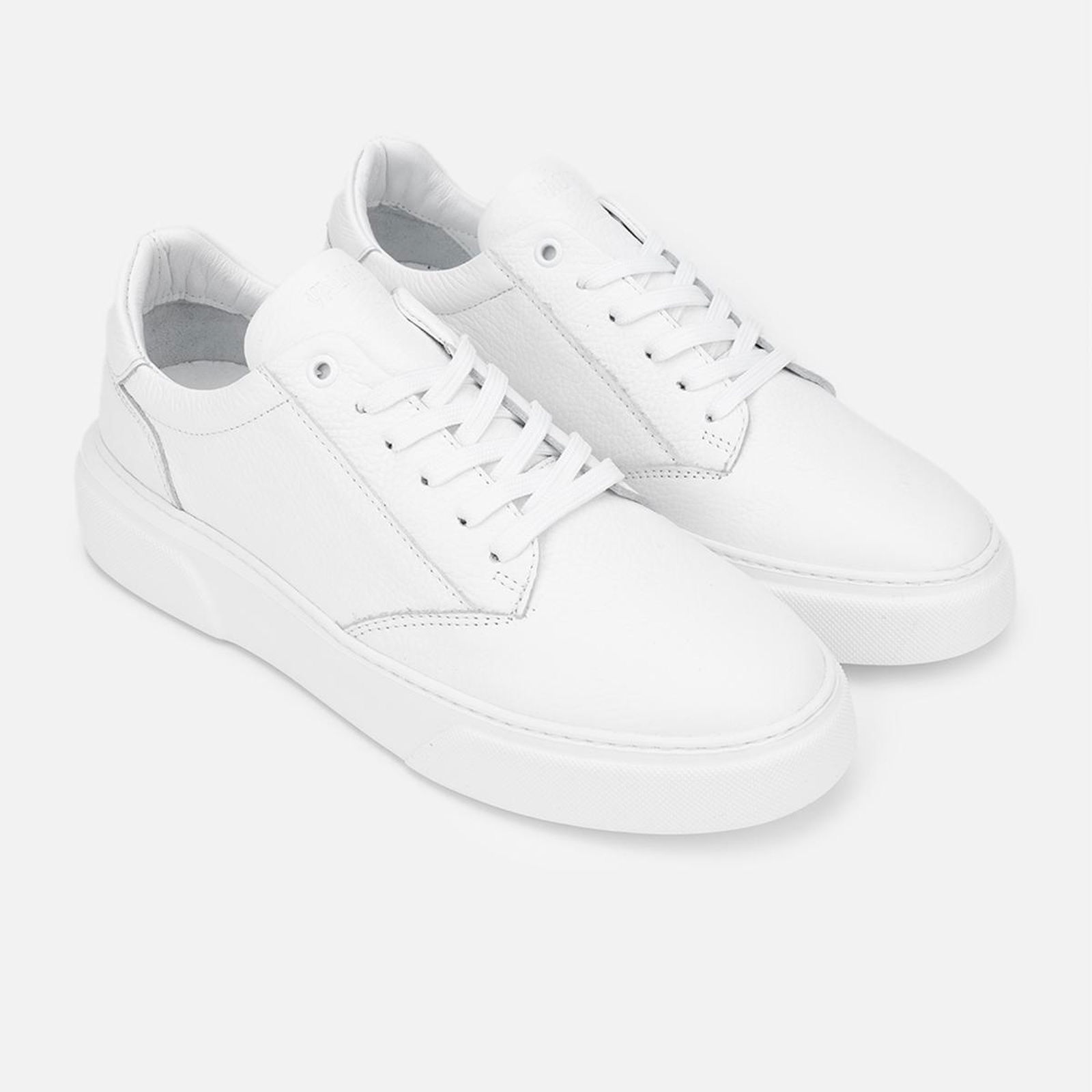 Valmenti Cess Erkek Beyaz Floter Hakiki Deri Sneakers & Spor Ayakkabı
